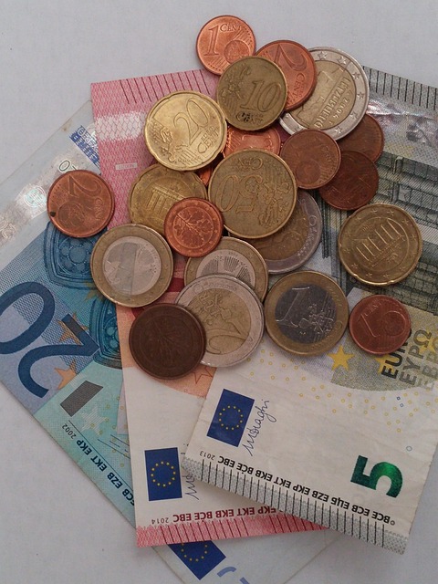 euro peníze